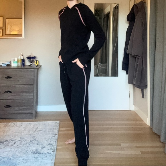 La Ligne cashmere wool blend lounge set - Picture 3 of 8